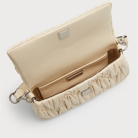 Tory Burch Kira Diamond-Ruched Small Shoulder Bag - Picture 3 of 16